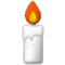 Candle emoji on Samsung